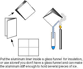 Trapping flame products