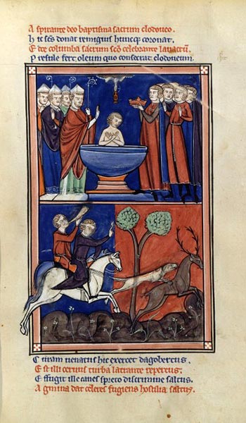 The baptism of Clovis