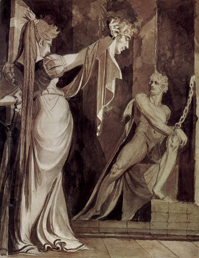 Kriemhild with the head of Gunther