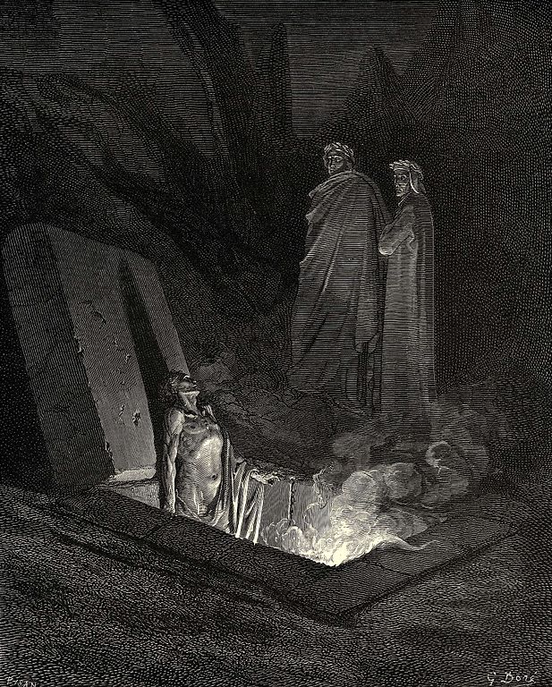 Dante encounters Farinata